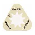 Collar - "RESTAGE" - Tan - Triangle - Pack of 10