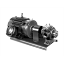 1 1/4" CO2 Positive Displacement Pump BasePlate Mounted with Motor