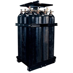 12 Pack Cradle w/ 8 Caster Design
