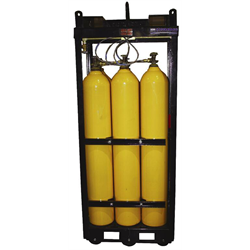 6 Pack Cradles - 6 Caster Version with H Style Top