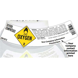 Custom Print Cylinder Shoulder Labels