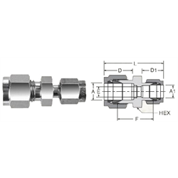 Tube Fitting Reducing Union