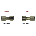 CryoUltraFlex Hose 06" L, CGA440 Liquid/Vent