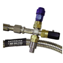 Cryo Hose, 60 in L, w/  3-Way Fill, 100 PSI Relief, Linde, Caire and P.B. Conn