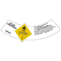 Pre-Printed Cylinder Shoulder Labels