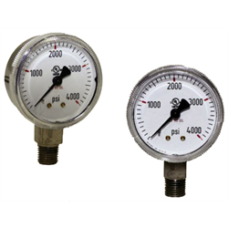 Pressure Gauges - Chrome Plated, 1 1/2 inch Dial