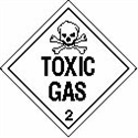 Shipping Labels - Toxic Gas 2 Paper Hazmat