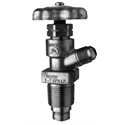 Motor Fuel 3/4" Service valve Angled 3/8 SAE 1.7 lpm exc Flw Dev Hydro Relief