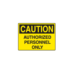 OSHA Caution Signs