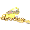 **  Strap with Snap Hooks, 12' total lenght, Short End 18", Wide Handle Ratched