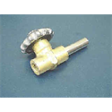 Valve 3/8"FNPT 2 1/8" Tube Silver Handle