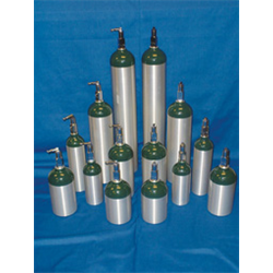 E Size Aluminum Cylinder w/Post Valve