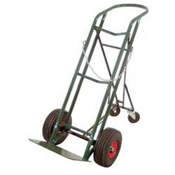 U Handle Cart, Rubber Wheels, Foldable