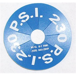 Dewar Safety Disk 230 PSI - Blue - Pack of 10