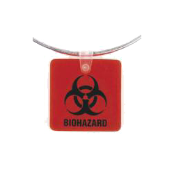 Bio Hazard Ring/Tag - Pack of 25