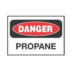 Danger Sign - Propane - 14