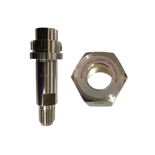 Cylinder Inlet Connection, CGA 716 1/4" Male NPT Stainless Steel